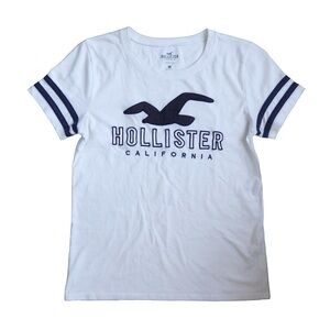 Hollister Cali White Graphic Tee